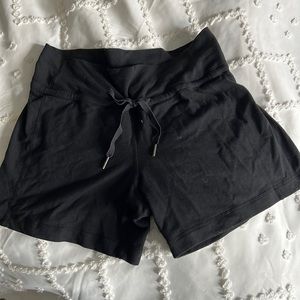 Black Lululemon Shorts size 6